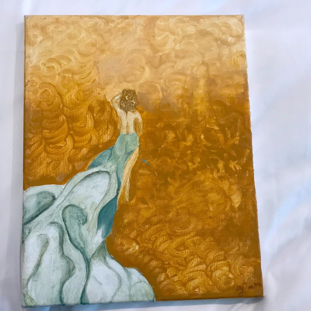 Oil paint on canvas